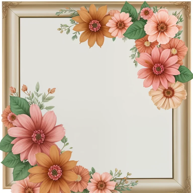 Beautiful Floral Frame Design Perfect for Celebrating Special Moments ...