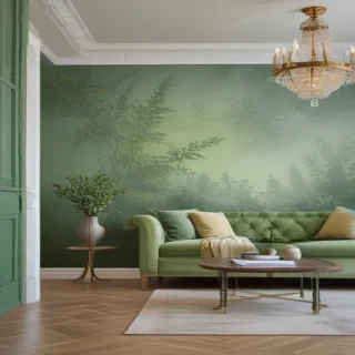 sage green backround