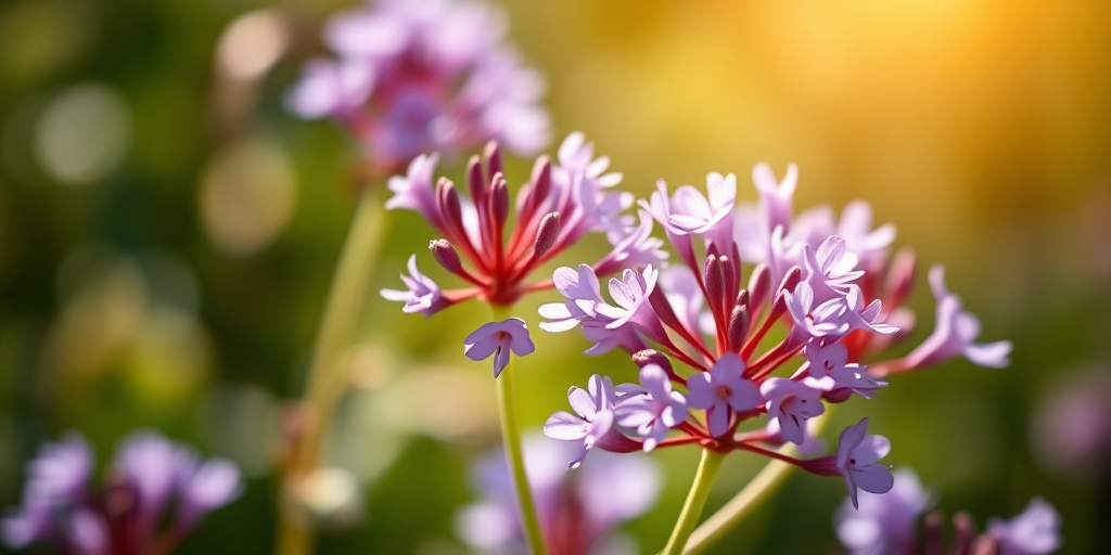 Capture a close-up of delicate purple flax flowers in natural sunlight with a shallow depth of field, using a DSLR camera at f/2.8, ISO 100, with a 50mm lens and a soft bokeh background.