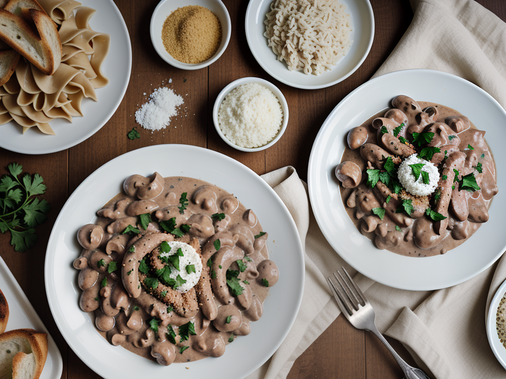what to eat with stroganoff