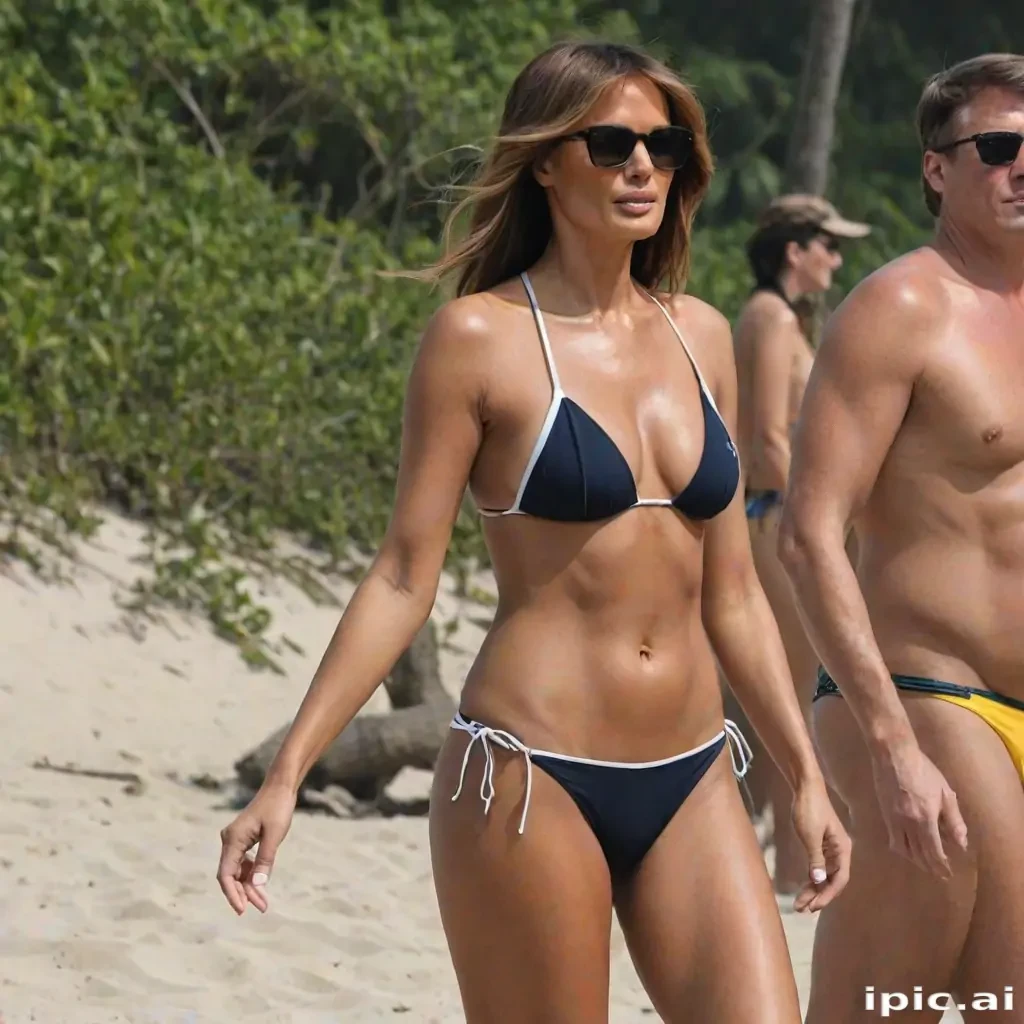 melania trump bikini