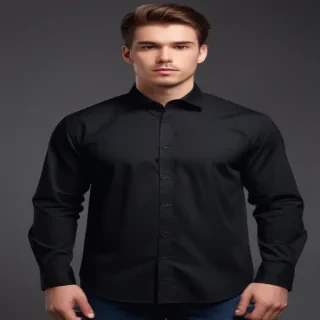 black mockup shirt