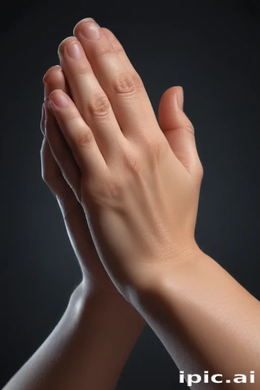 praying hands transparent background