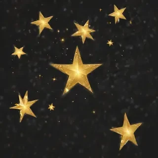 glittering stars png