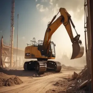 construction site background