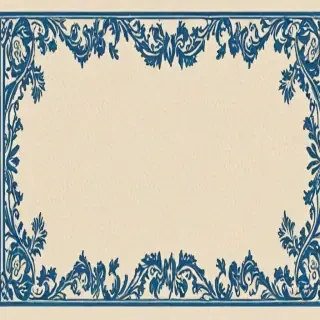blue border design