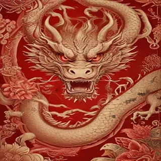 chinese dragon background