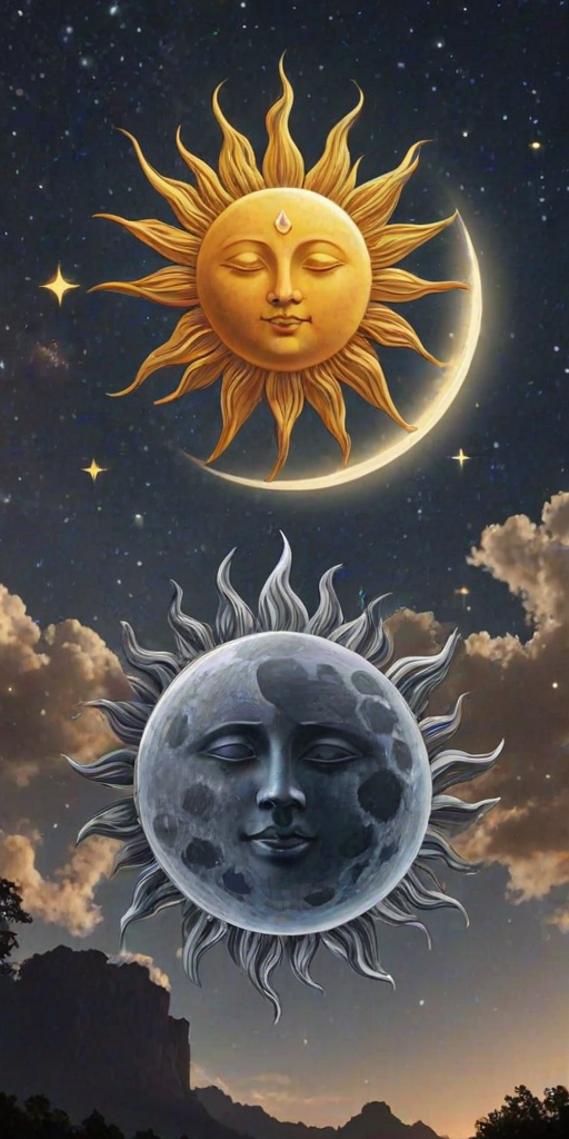 sun and moon