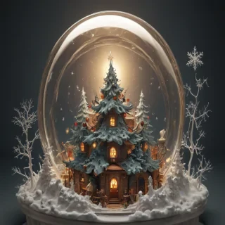 transparent merry christmas