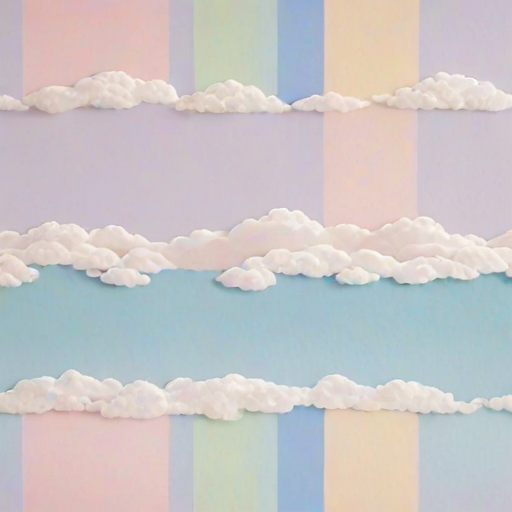 pastel rainbow