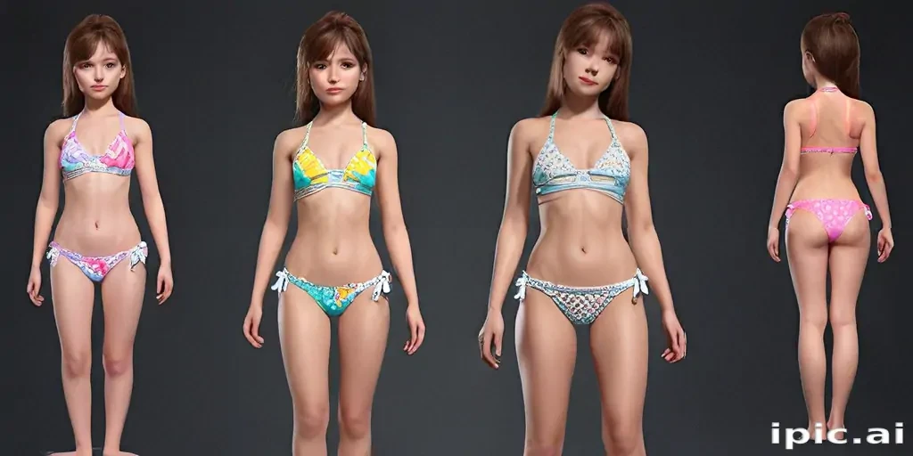 ai young girl bikini