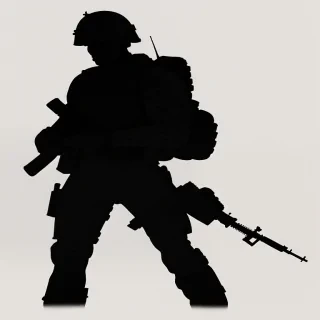 soldier silhouette png