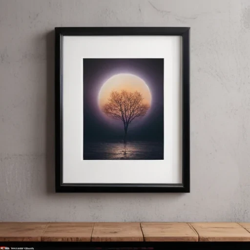 framed art mockup