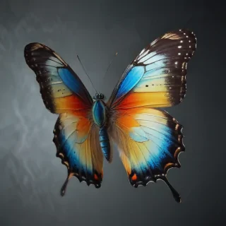 butterfly no background