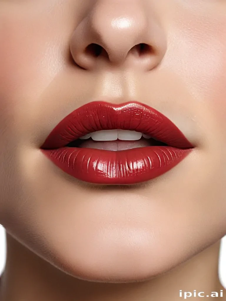 lips black and white clipart