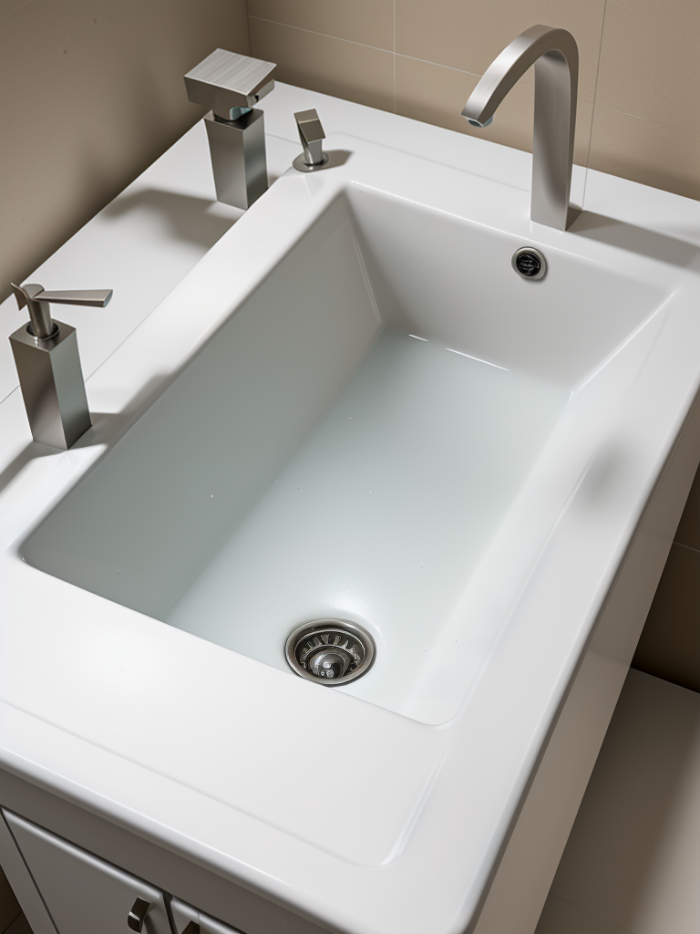 how to clean a composite sink
