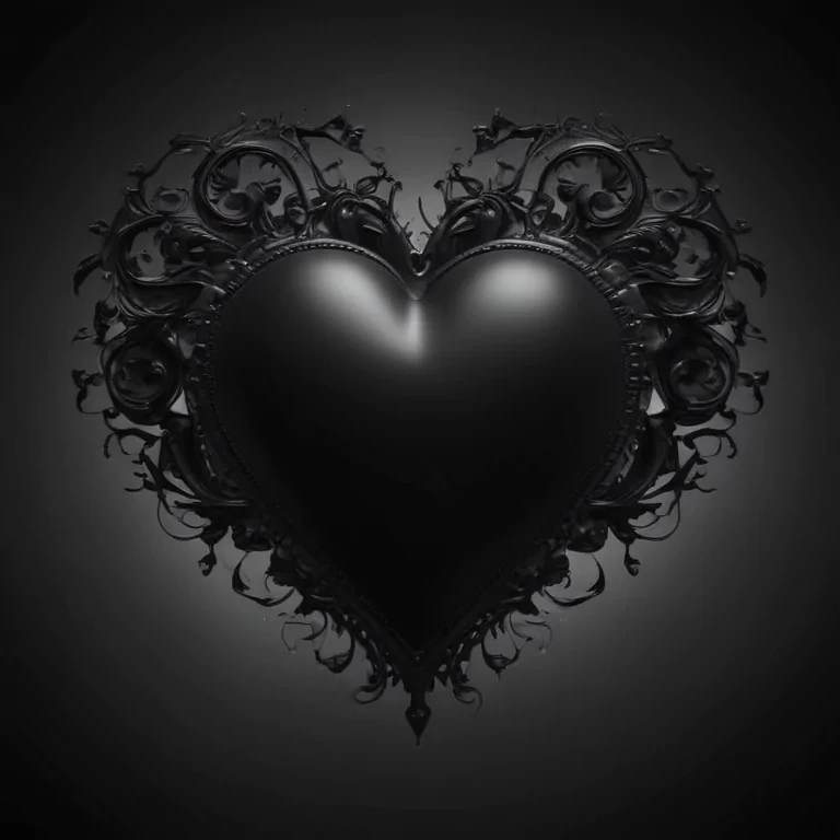 black heart background