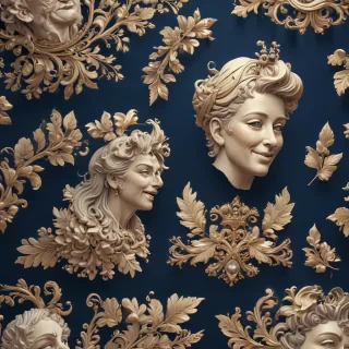 navy blue background