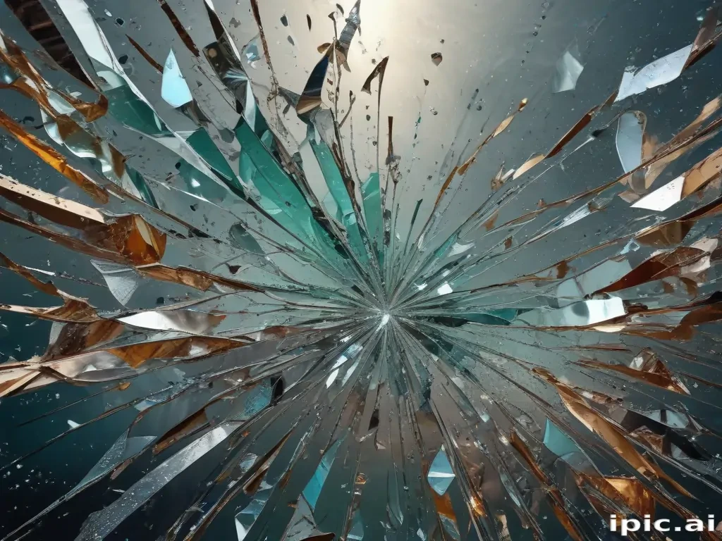 wallpaper broken glass