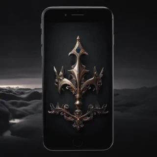 dark phone background