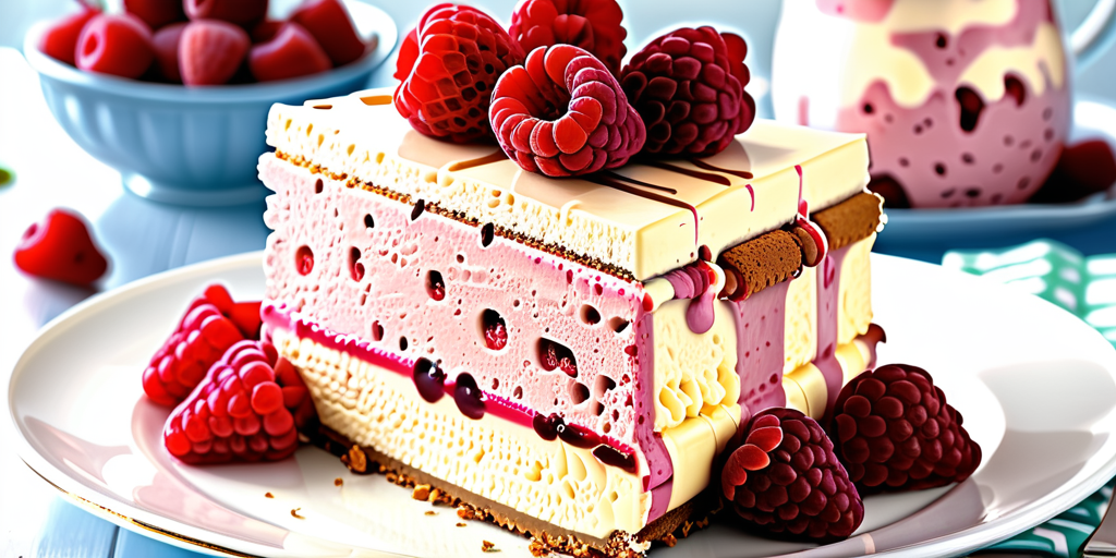 raspberry cheesecake ice cream cake