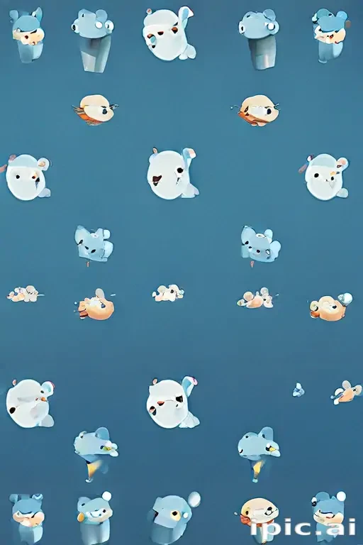 blue cute background