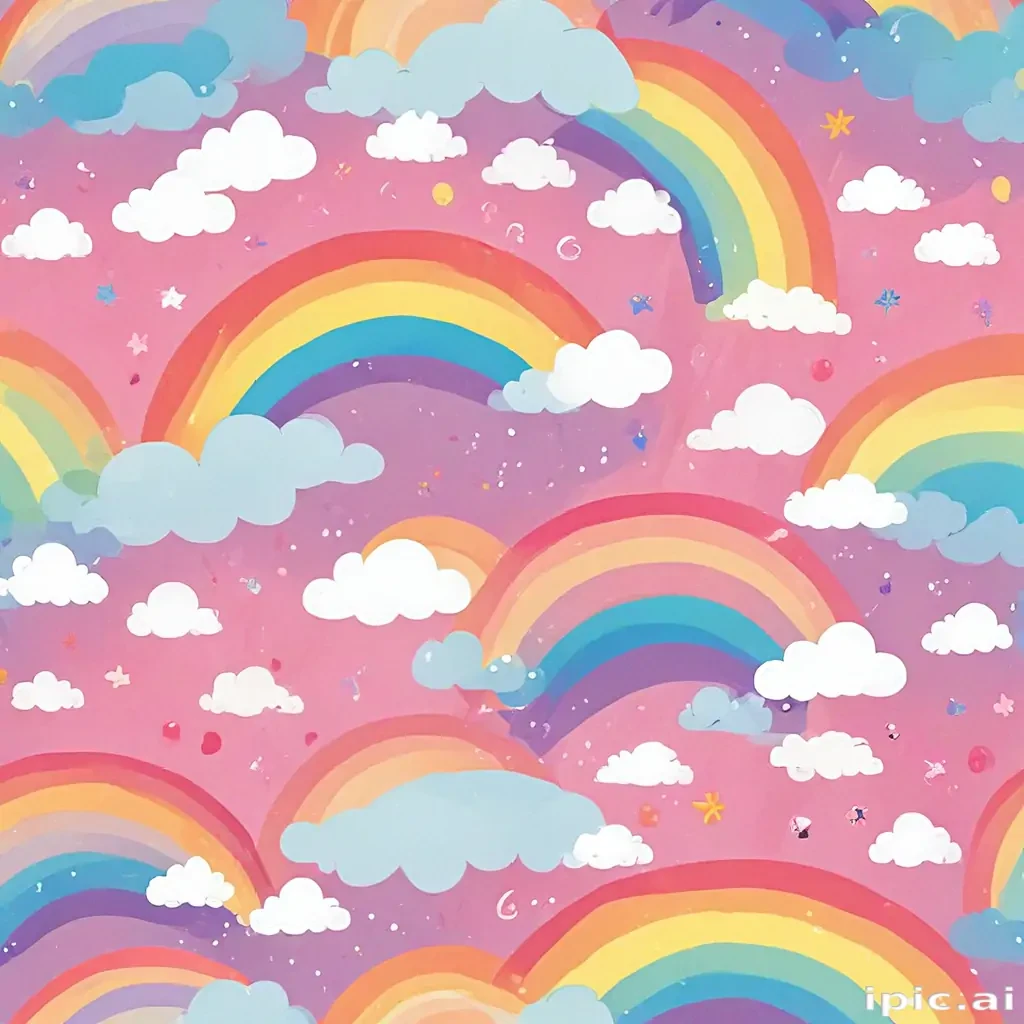 cute rainbow wallpaper