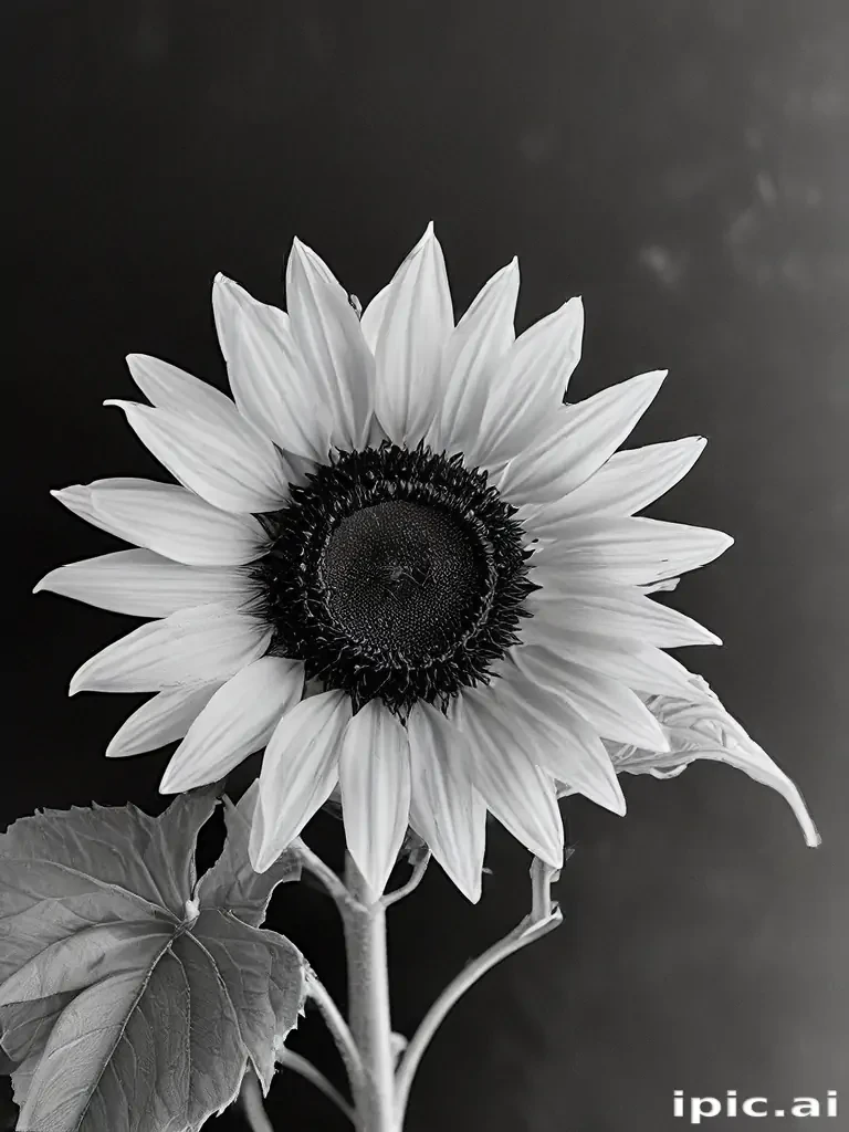 sunflower outline
