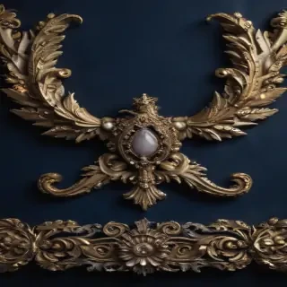 navy background