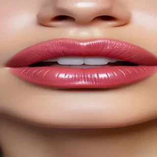transparent lips