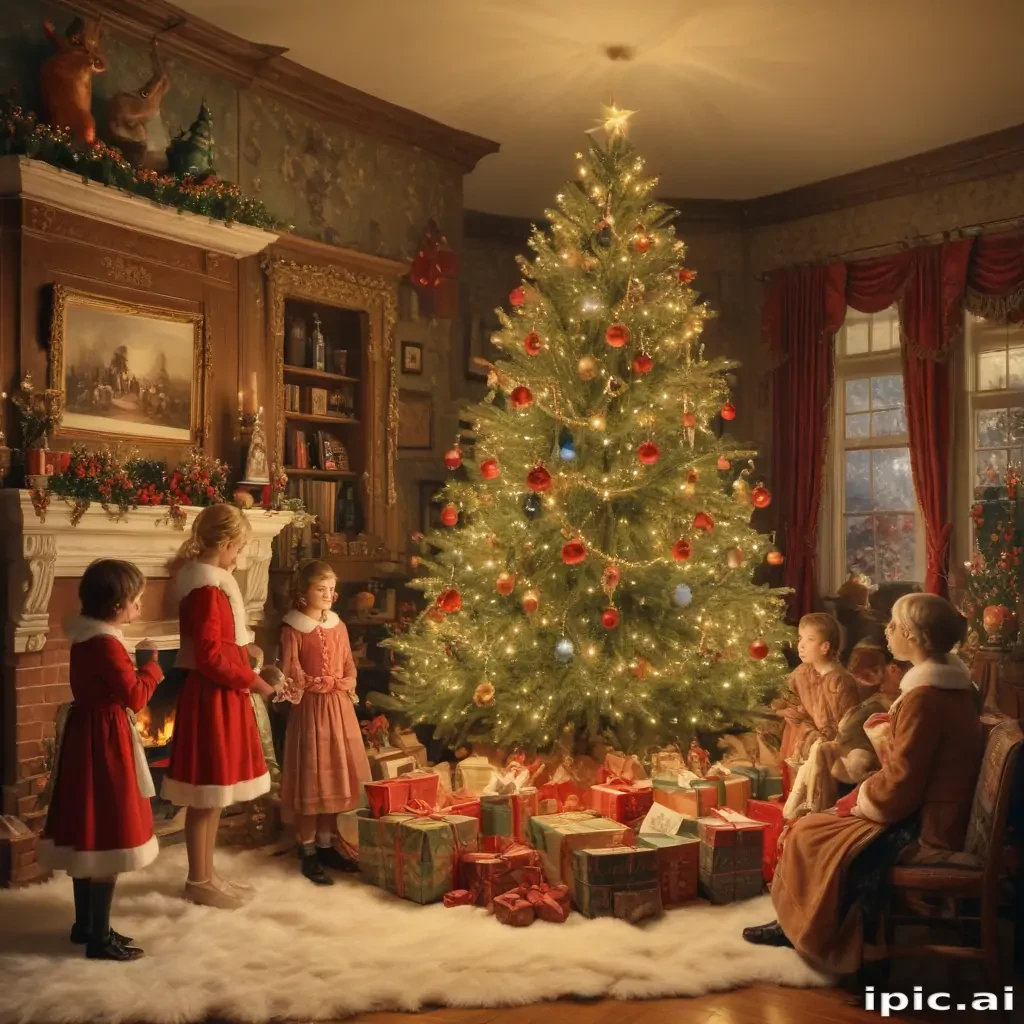 vintage christmas images to print