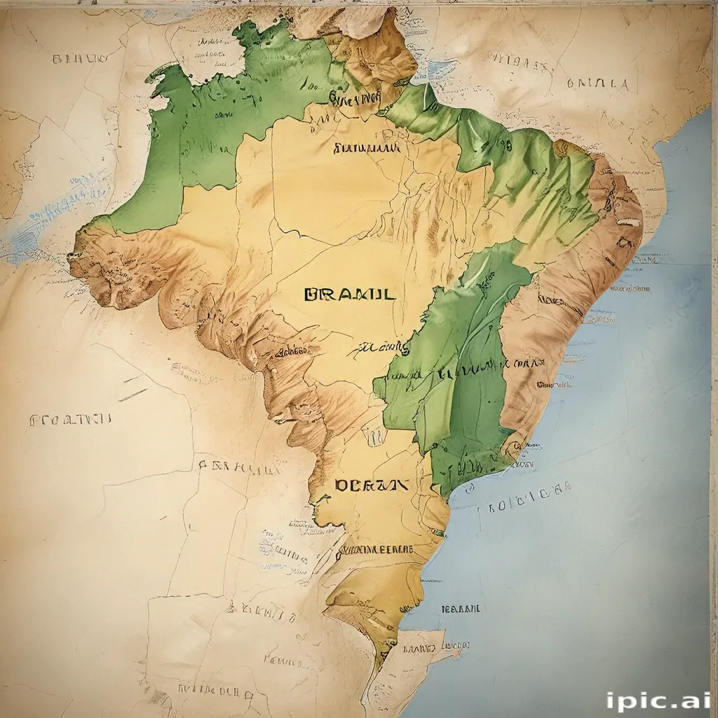 map of brazil