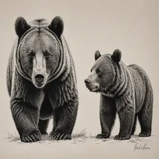 drawings of bears
