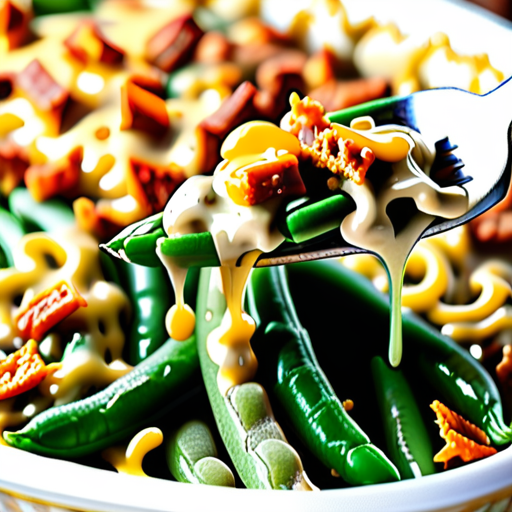 green bean casserole with velveeta