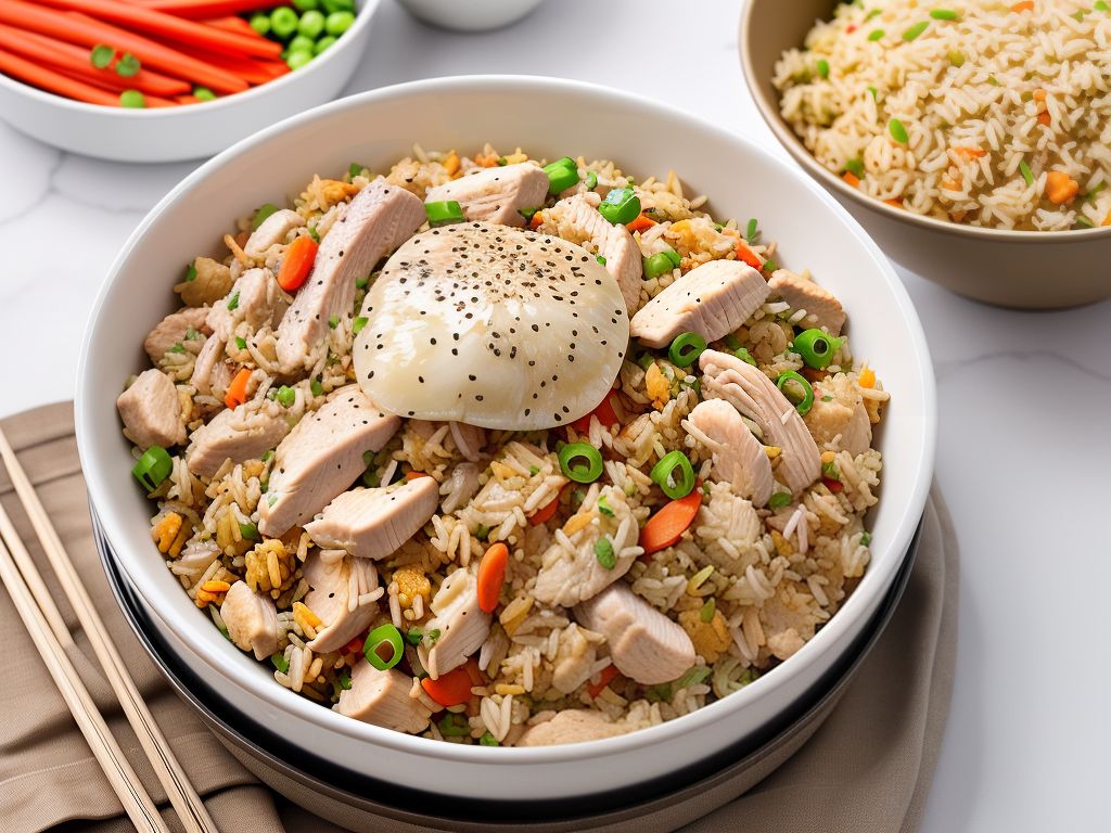 instant pot chicken fried rice