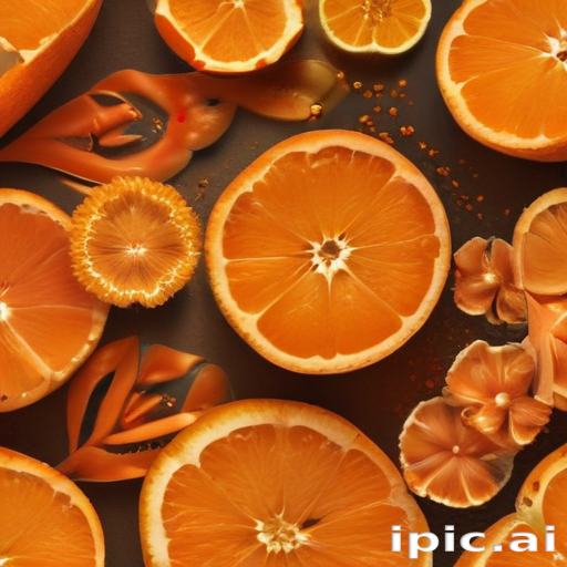 Aranjas Vibrant Arrangement of Fresh Oranges and Citrus Fruits on Dark Background