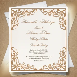 invitation card background