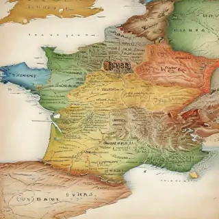 map of france