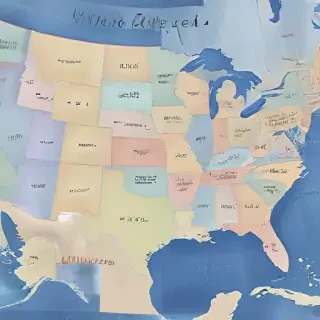 united states of america map