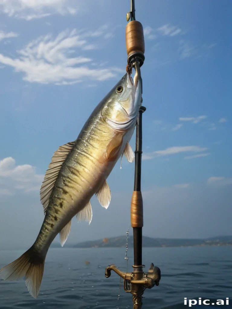 rod in fishing