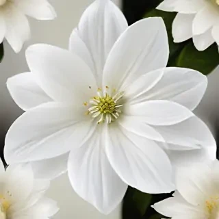 white flower transparent