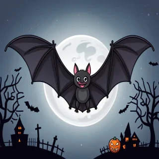 bat halloween pictures