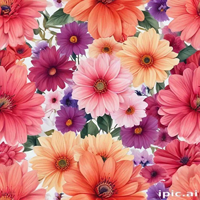 flowers with no background