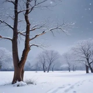 snowing iphone wallpaper
