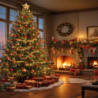 astetic christmas wallpaper