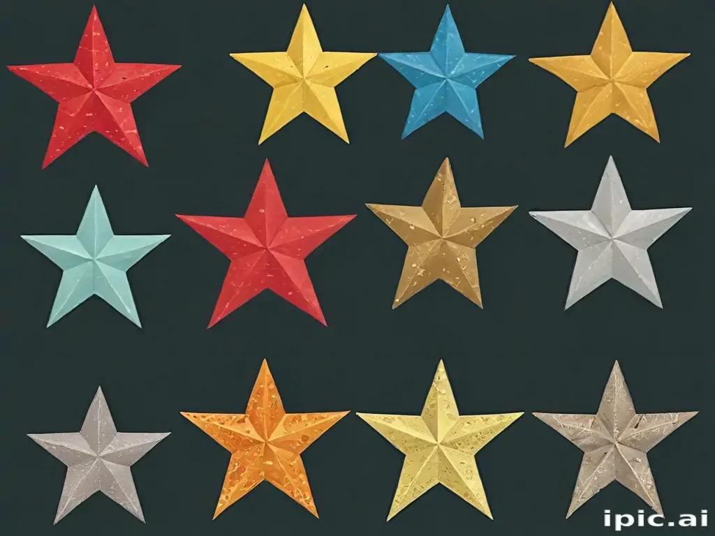 christmas stars clip art