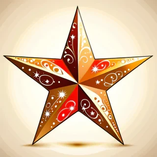 christmas star clip art