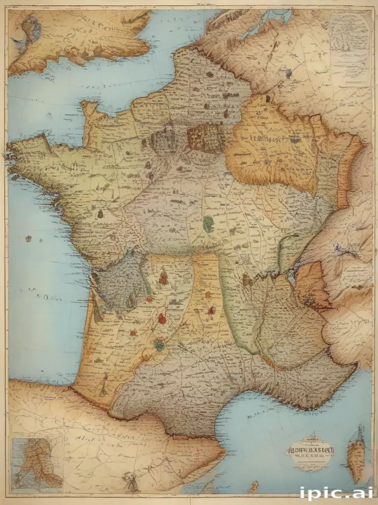 map of france