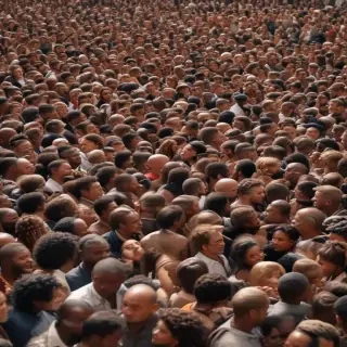 crowded png