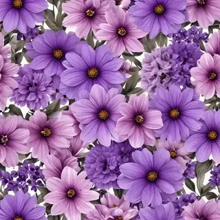 purple flowers png